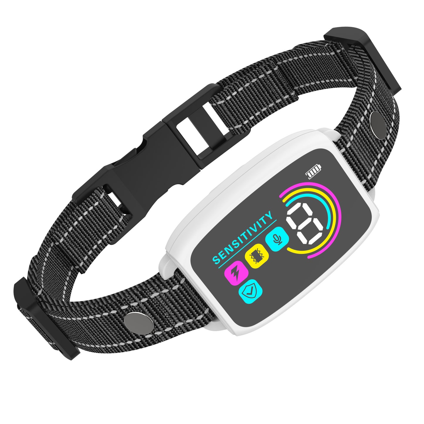 Oplaadbare Slimme Anti-Blafhalsband voor Honden – IP67 Waterdicht met HD Digitaal Display