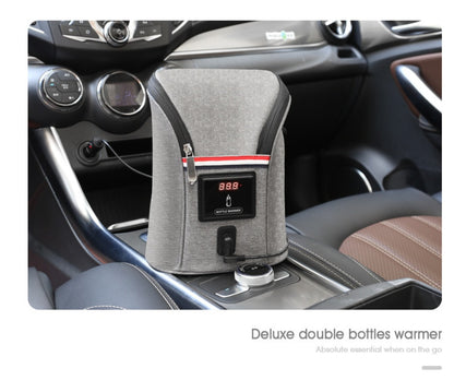 Draagbare USB Flessenwarmer voor in de Auto – Houd Moedermelk Warm