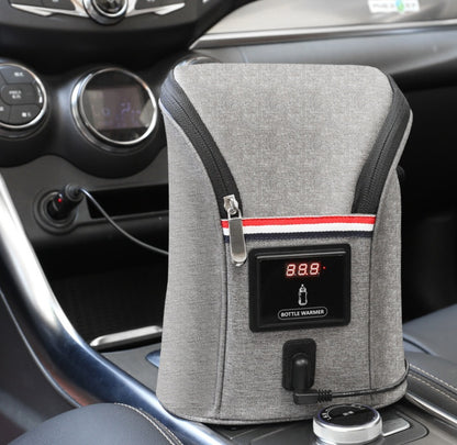 Draagbare USB Flessenwarmer voor in de Auto – Houd Moedermelk Warm