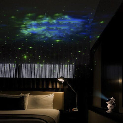 Creatieve Astronaut Sterrenhemel Projector Nachtlampje voor Slaapkamer Sfeer