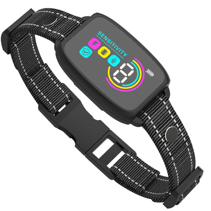 Oplaadbare Slimme Anti-Blafhalsband voor Honden – IP67 Waterdicht met HD Digitaal Display