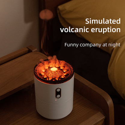 Portable USB Volcanic Flame Essential Oil Diffuser and Humidifier