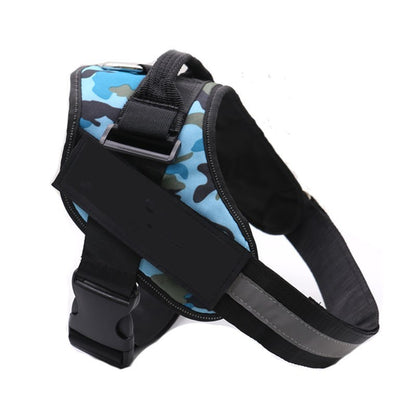 No-pull dog harness with reflective and breathable design