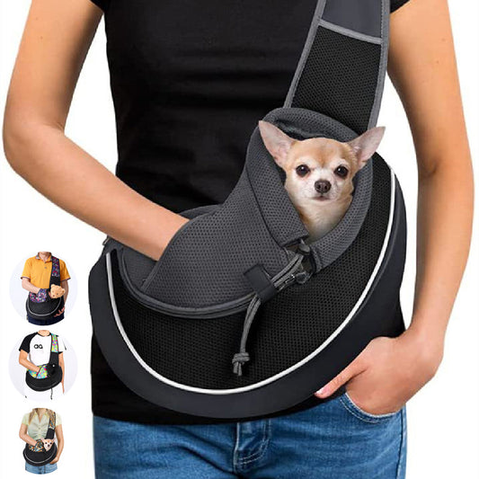 Portable Crossbody Bag for Dogs and Cats for Outdoor Use