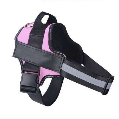 No-pull dog harness with reflective and breathable design