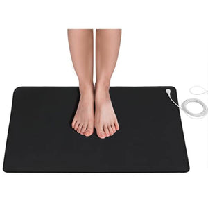 Tapis de yoga en cuir conducteur de mise à la terre au gaz