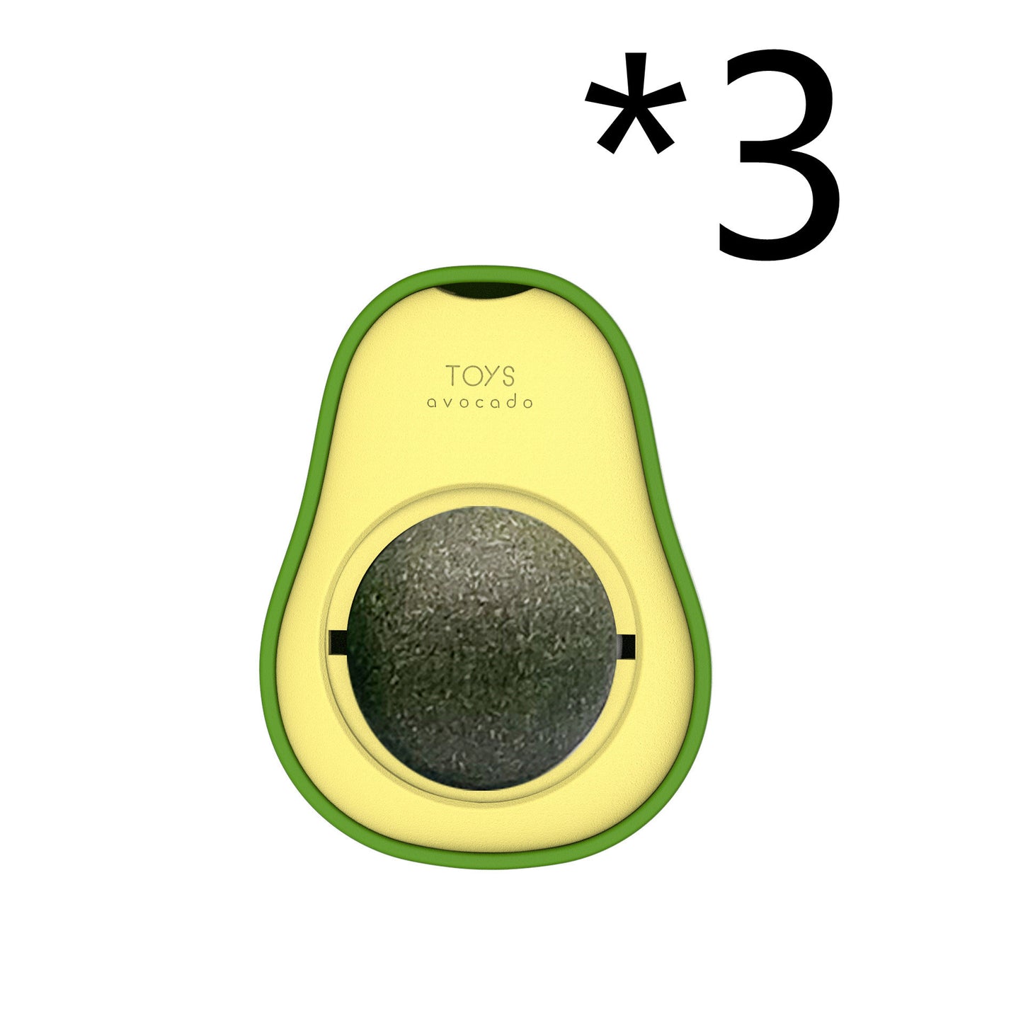 Multifunctioneel Katten Speelgoed met Avocado – 360° Rotatie en Auto-Herstel