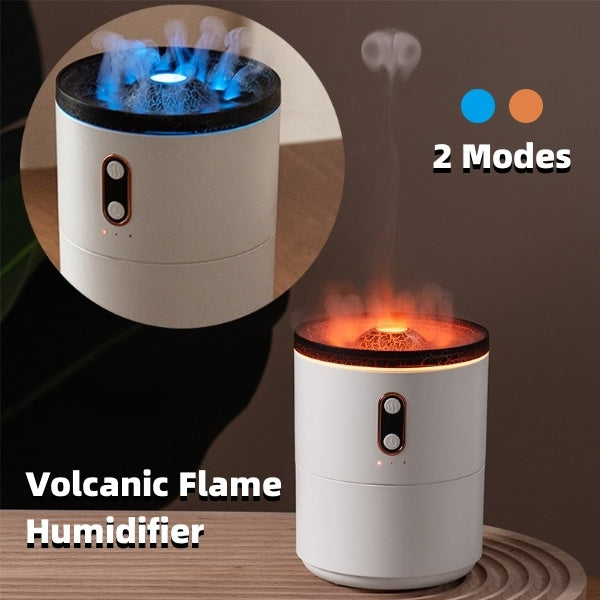 Portable USB Volcanic Flame Essential Oil Diffuser and Humidifier