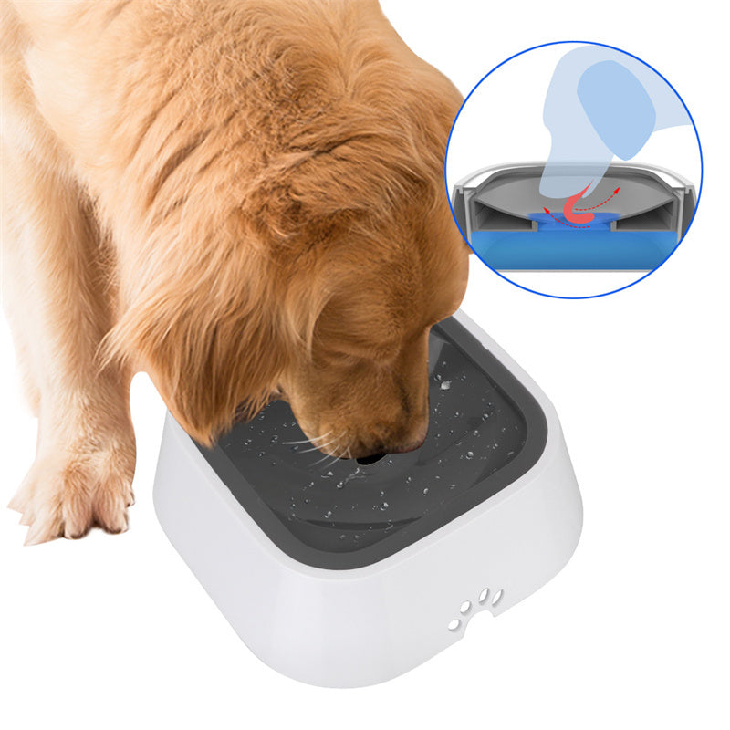 1,5L anti-overloop waterbak voor katten en honden